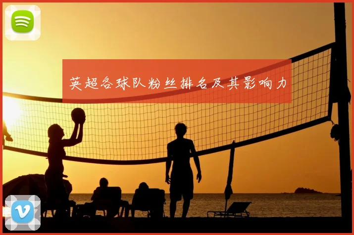 英超各球队粉丝排名及其影响力